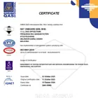 ISO 9001:2015 certificate from SIRIM QAS International